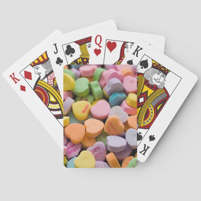 JEU DE CARTES LES COEURS DE LA BOUGIE DE VALENTINE (dos)