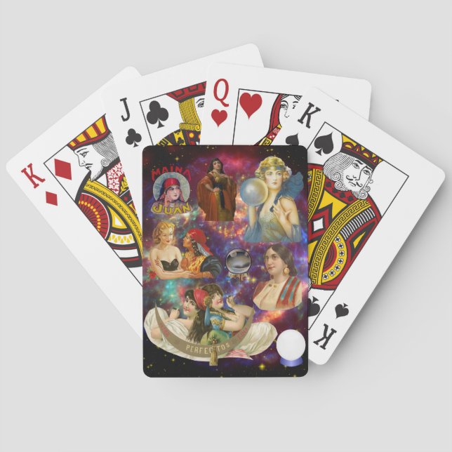 Jeu De Cartes Les conteurs tziganes du Fortune Psychic Art Vinta (dos)