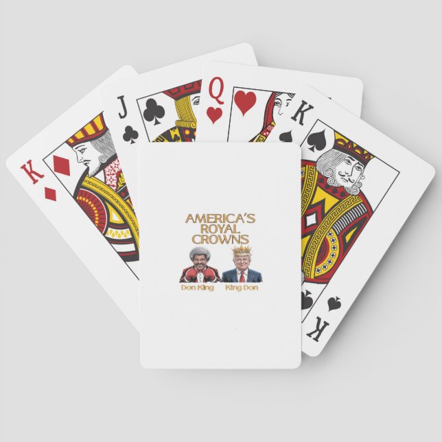 Jeu De Cartes Les Couronnes d'Amérique et graphique de don (dos)