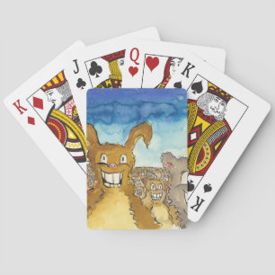 Jeu De Cartes Les créatures arrivent en dessin animé