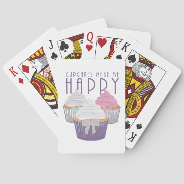 Jeu De Cartes Les Cupcakes Me Rendent Heureux (dos)