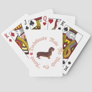 Jeu De Cartes Les Dachshunds Font Mon Monde