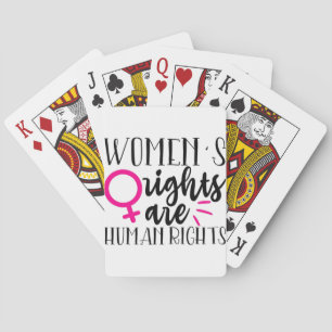 Jeu De Cartes Les droits de la femme sont des droits de l'homme
