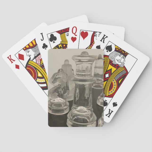 Jeu De Cartes Les Échecs Classiques Des Cartes De Jeu. (dos)