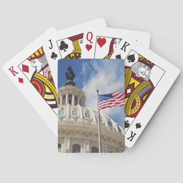 Jeu De Cartes Les Etats-Unis, Colombie, Washington DC, bâtiment (dos)