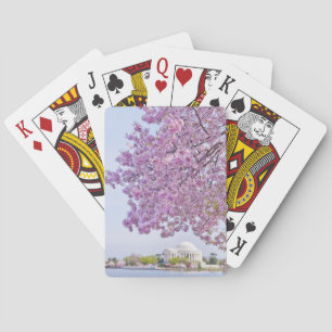 Jeu De Cartes Les Etats-Unis, Washington DC, cerisier en fleur