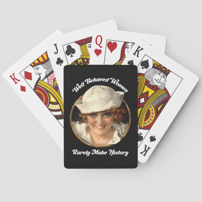 Jeu De Cartes Les Femmes Bien Comportées Font Rarement Histoire (dos)