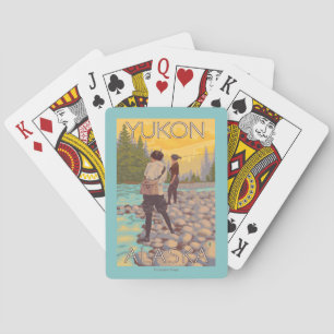 Jeu De Cartes Les femmes pilotent la pêche - le Yukon, Alaska