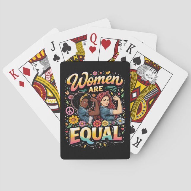 Jeu De Cartes Les femmes sont égales (dos)
