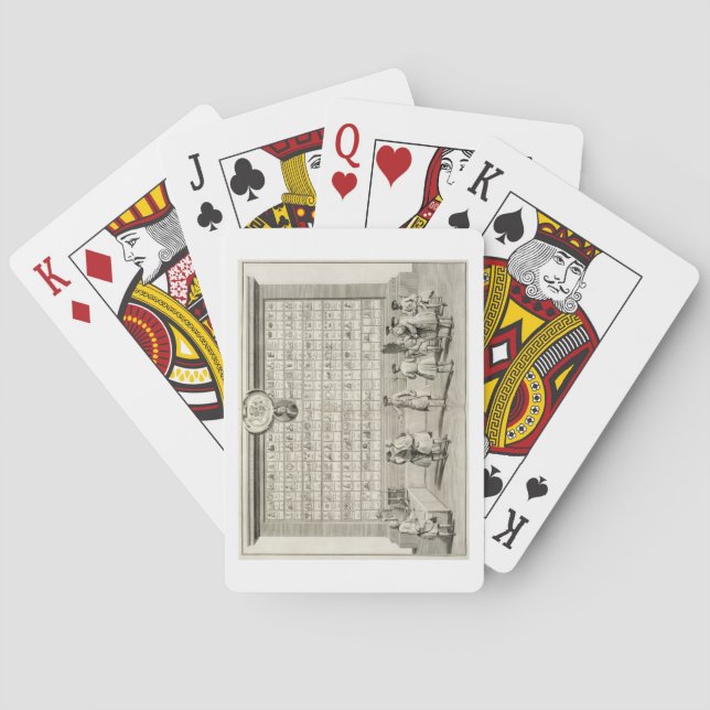 Jeu De Cartes Les Free Masons, avec des enseignes pour les diffé (dos)