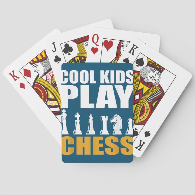Jeu De Cartes Les garçons de Great Chess Kids (dos)