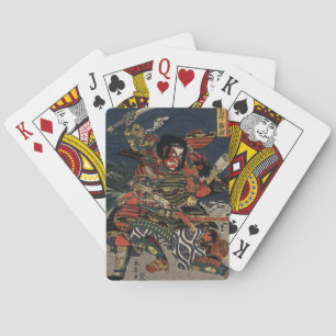 Jeu De Cartes Les guerriers samouraïs Tadanori et Noritsune