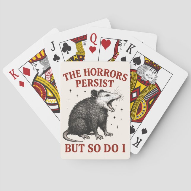 Jeu De Cartes Les Horreurs Persistent Mais Moi Aussi (dos)