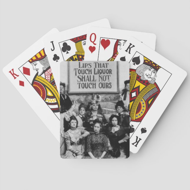 Jeu De Cartes Les Lèvres Qui Touchent Le Liqueur Ne Toucheront P (dos)