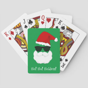 Jeu De Cartes Les lunettes de soleil de Père Noël personnalisent