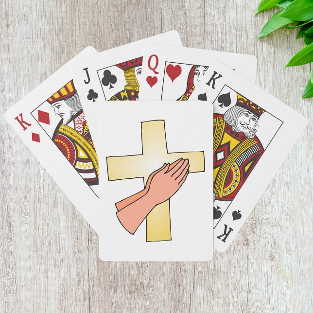 Jeu De Cartes Les Mains À La Croix Jouer Des Cartes (Créateur téléchargé)