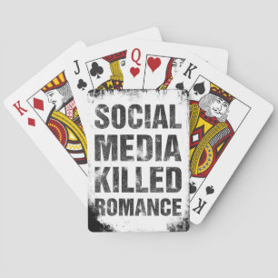 Jeu De Cartes Les médias sociaux ont tué la romance