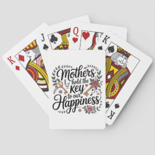 Jeu De Cartes Les mères détiennent la clé de notre bonheur