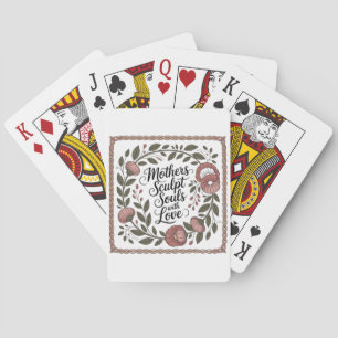 Jeu De Cartes Les mères sculpte les âmes avec amour