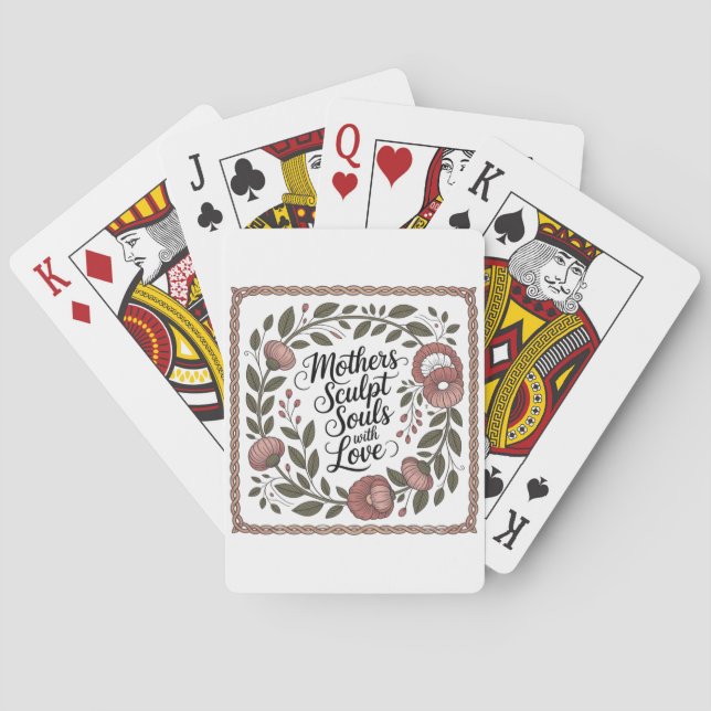 Jeu De Cartes Les mères sculpte les âmes avec amour (dos)