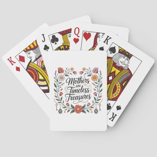 Jeu De Cartes Les mères sont des trésors intemporels (dos)