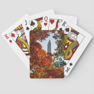 Jeu De Cartes Les monuments   Washington Monument en automne