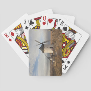 Jeu De Cartes Les moulins Antique La Mancha, avec visiteurs