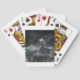 Jeu De Cartes Les phares   Phare dans la tempête