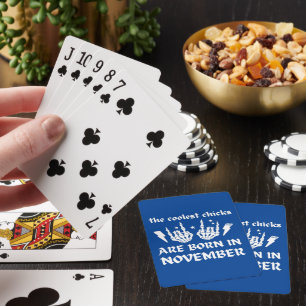 JEU DE CARTES LES PLUS COLORÉS SONT NÉS EN NOVEMBRE