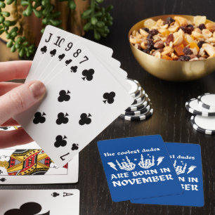 JEU DE CARTES LES PLUS COLORÉS SONT NÉS EN NOVEMBRE