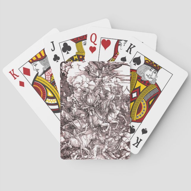 Jeu De Cartes Les quatre cavaliers de l'Apocalypse (Dürer, 1498) (dos)