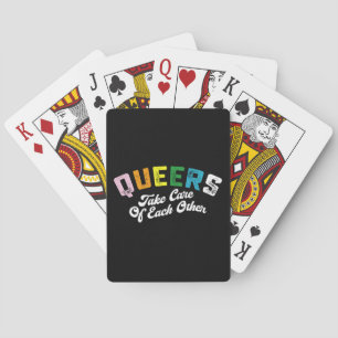 Jeu De Cartes Les Queens Prennent Soin D'Eux-Mêmes Gay Pride LGB