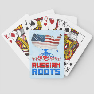 Jeu De Cartes Les Racines Russes Américains Jouer Des Cartes