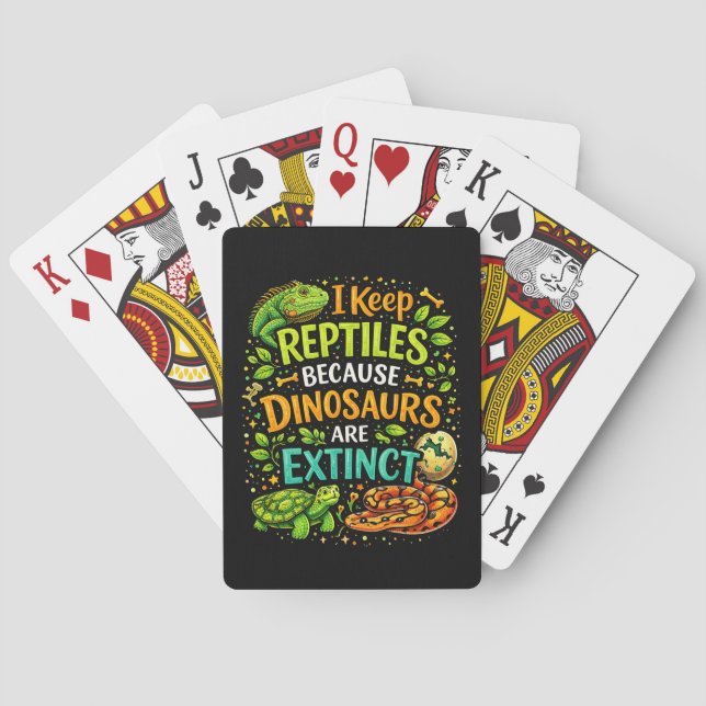 Jeu De Cartes Les reptiles règnent (dos)