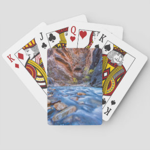 Jeu De Cartes Les rétrécissements de la rivière Virgin en automn