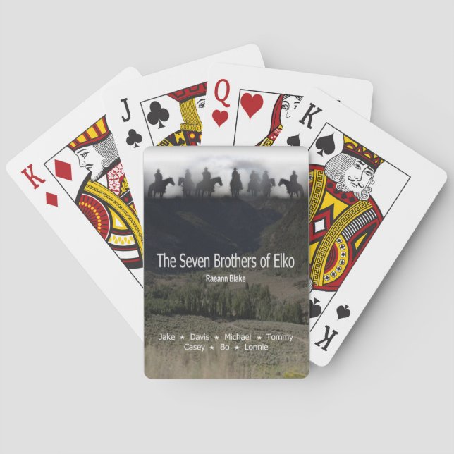 Jeu De Cartes Les Sept Frères d'Elko Jouer aux Cartes (dos)
