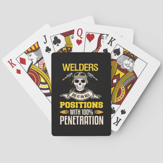 Jeu De Cartes Les Soudeurs Le Font En Toute Position (dos)
