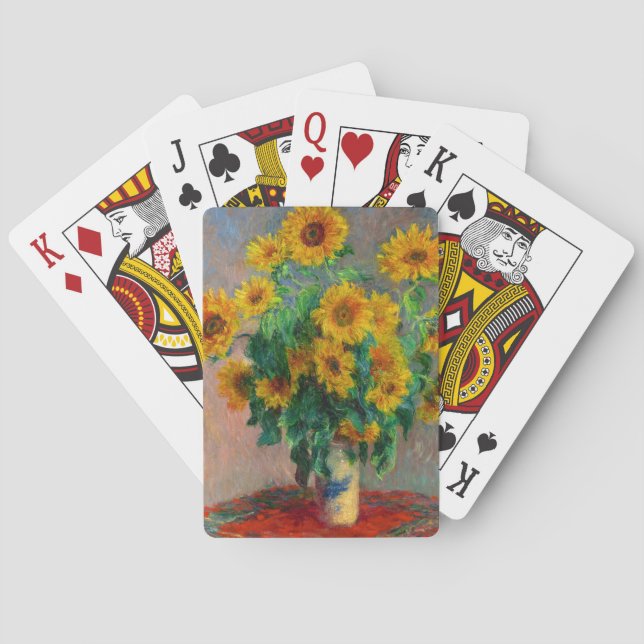 Jeu De Cartes Les tournesols de Monet (dos)