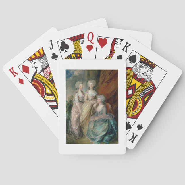 Jeu De Cartes Les trois filles aînées de George III : Princesse (dos)