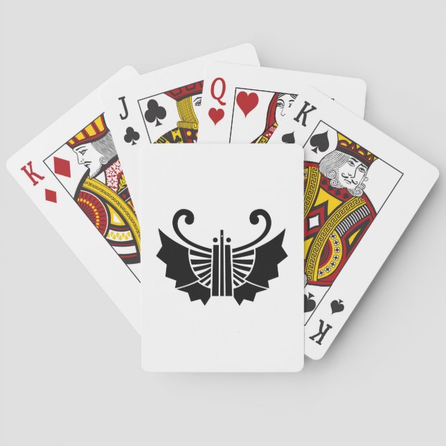 Jeu De Cartes Les ventilateurs en forme de papillon (Ogi kocho) (dos)