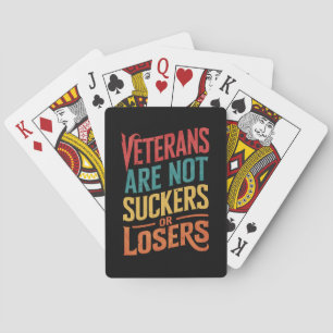 Jeu De Cartes Les Vétérans Ne Sont Pas Des Succès Ou Des Perdant