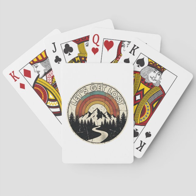 Jeu De Cartes Let’s Get Lost Retro Mountain Adventure Outdoor (dos)