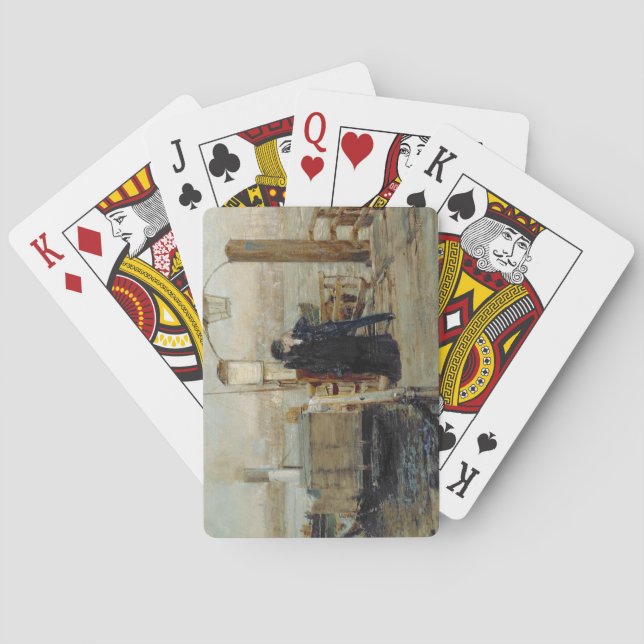 Jeu De Cartes L'étape d'atterrissage (dos)