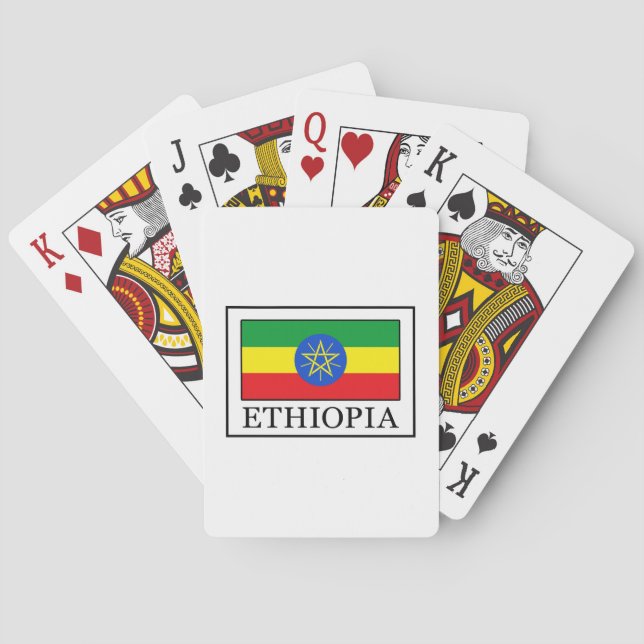 Jeu De Cartes L'Ethiopie (dos)