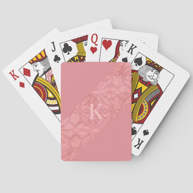 Jeu De Cartes LETTRE Batik ROUTINE (dos)