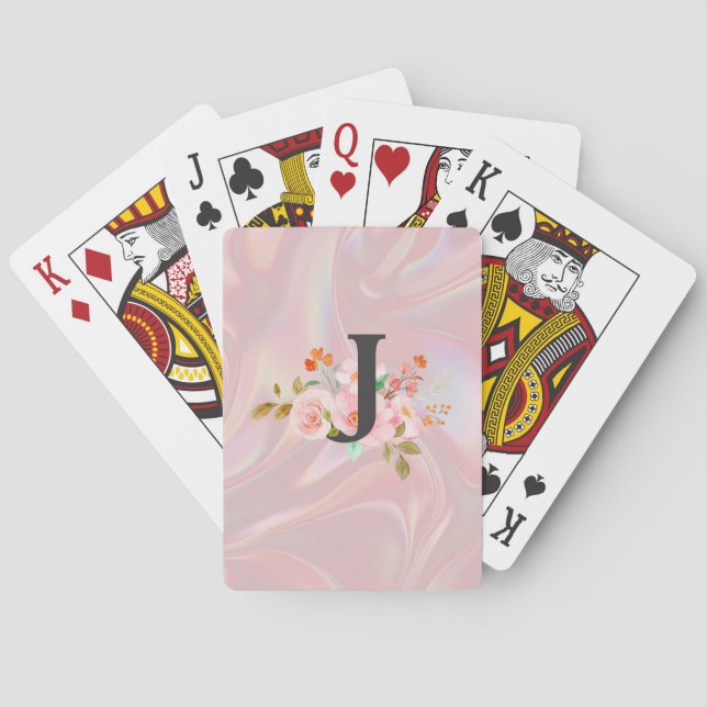 Jeu De Cartes Lettre J (dos)
