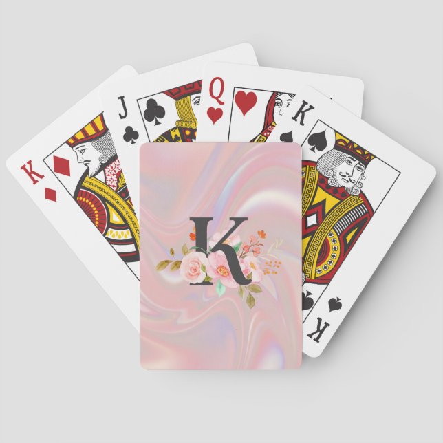 Jeu De Cartes Lettre K (dos)