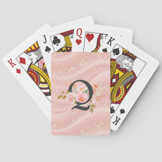 Jeu De Cartes Lettre Q (dos)