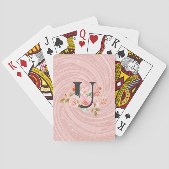 Jeu De Cartes Lettre U (dos)