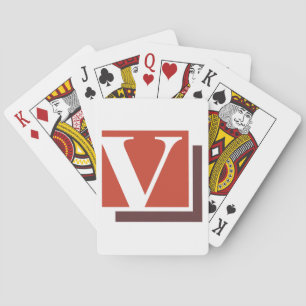 Jeu De Cartes Lettre V